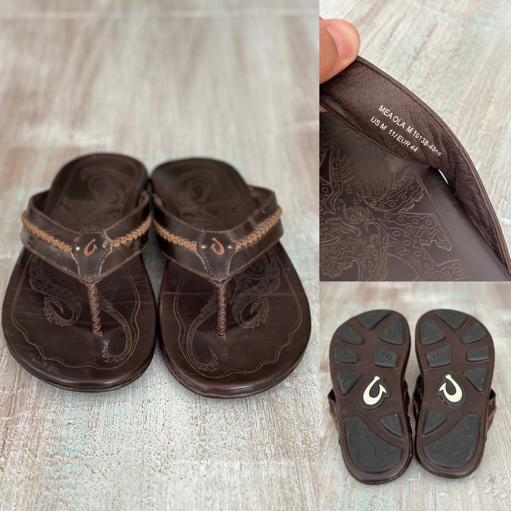 Olukai Mens Sandals Size 11